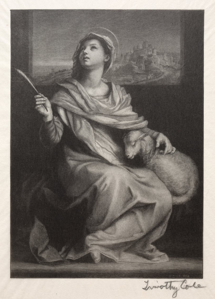 Starzy mistrzowie włoscy: Św. Agnieszka, 1888-1892. autorstwa Timothy Cole