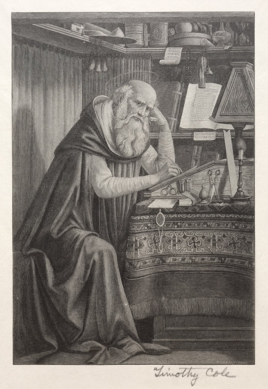 Starzy włoscy mistrzowie: św. Hieronim, 1888-1892. autorstwa Timothy Cole