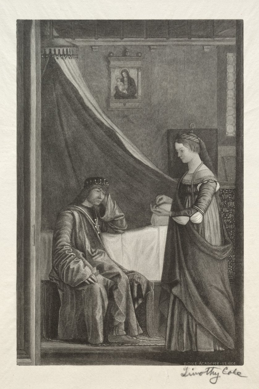 Starzy Włoscy Mistrzowie: Św. Urszula z Ojcem, 1888-1892. autorstwa Timothy Cole