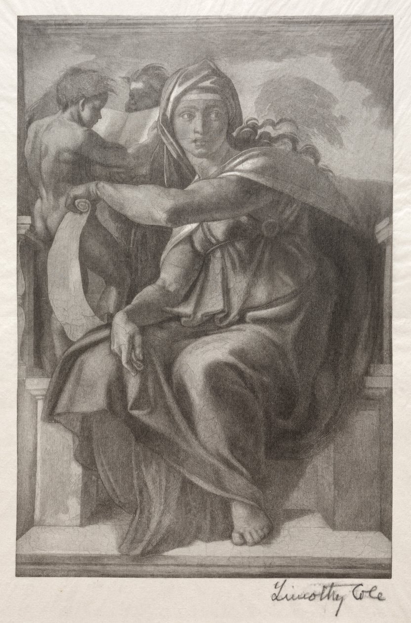Starzy włoscy mistrzowie: Sybilla Delphian, 1890. autorstwa Timothy Cole