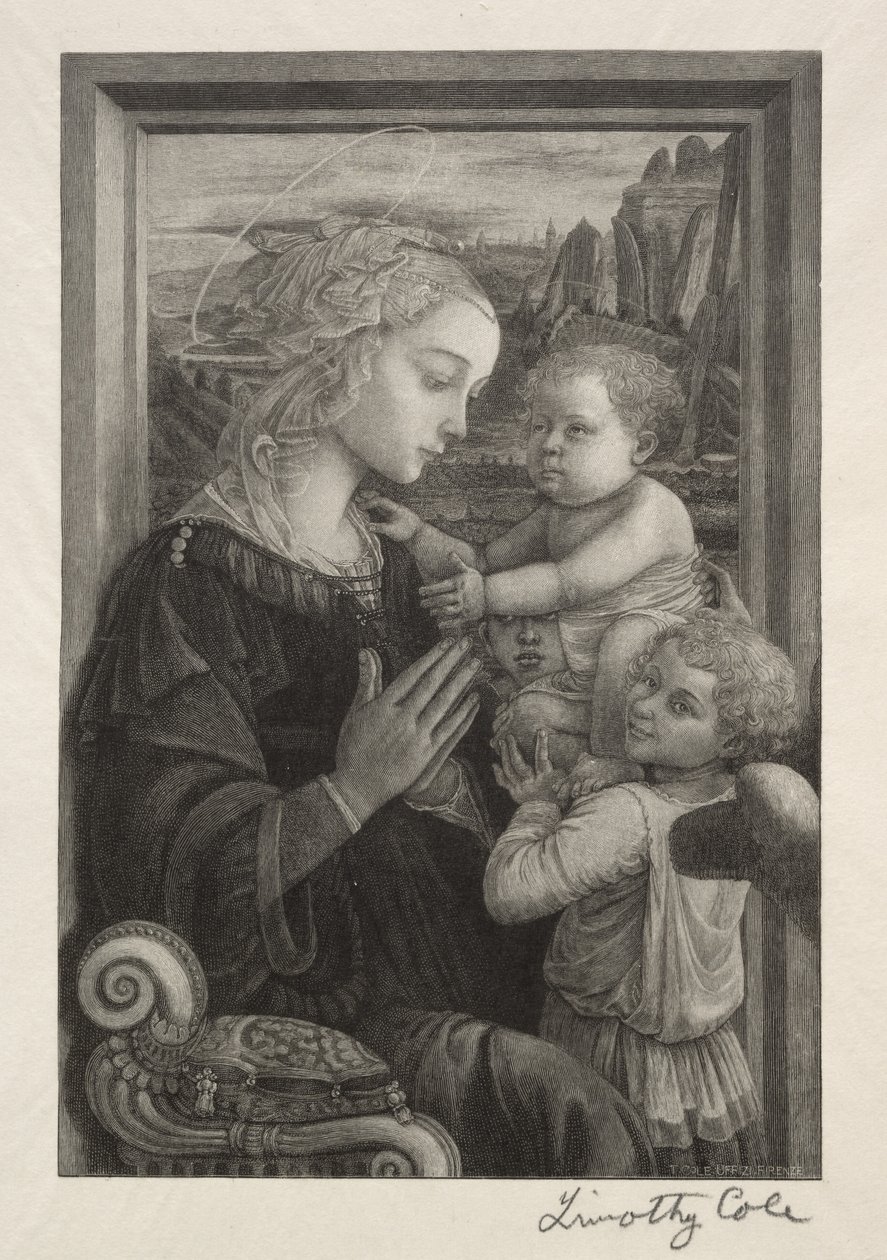 Starzy włoscy mistrzowie: Dziewica adorująca Dzieciątko Chrystus, 1888-1892. autorstwa Timothy Cole
