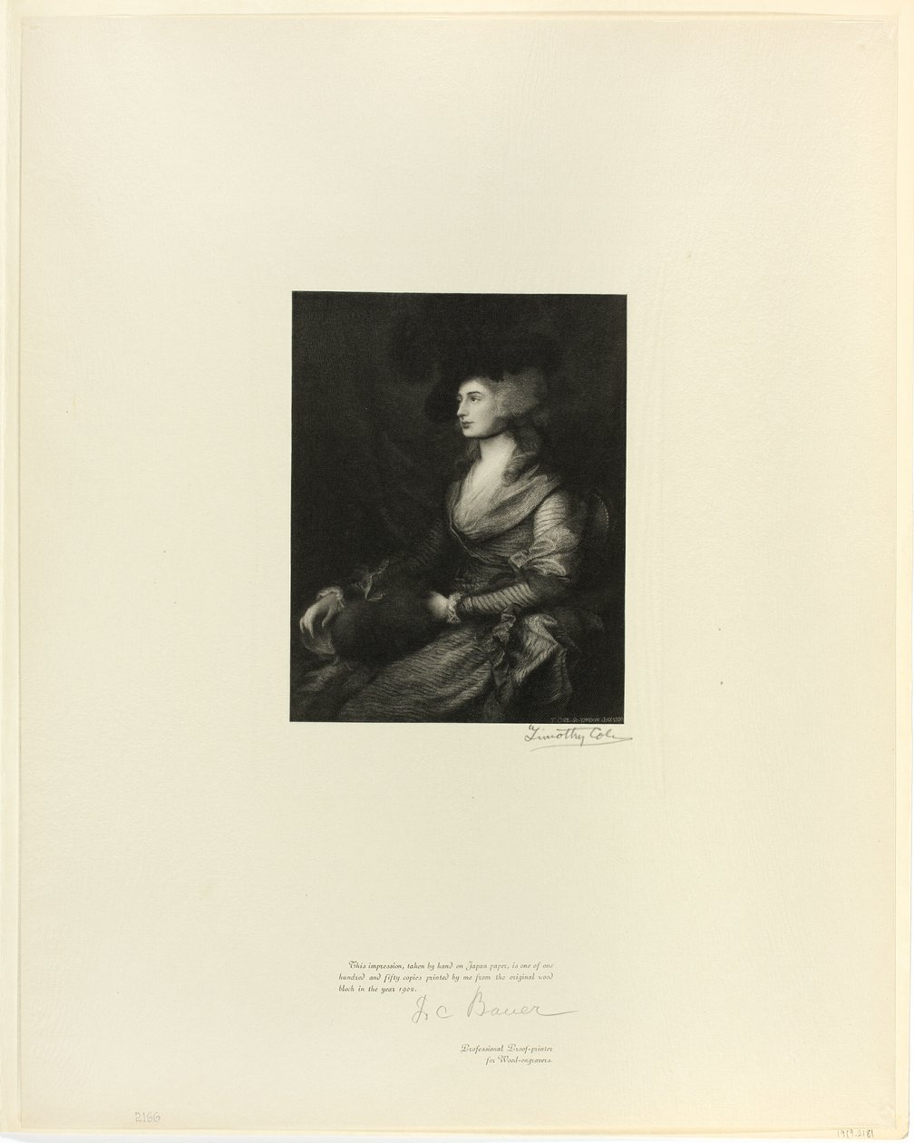 Portret pani Siddons ze staroangielskich mistrzów autorstwa Timothy Cole