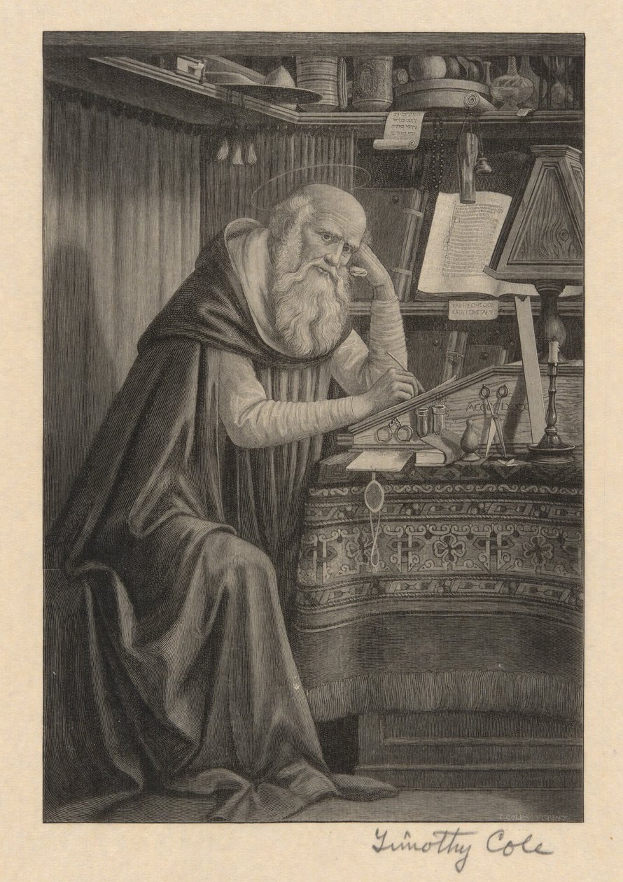 Św. Hieronim autorstwa Timothy Cole