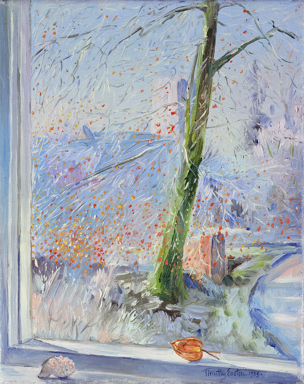 Drzewo bukowe i mróz głogu, 1989 autorstwa Timothy Easton