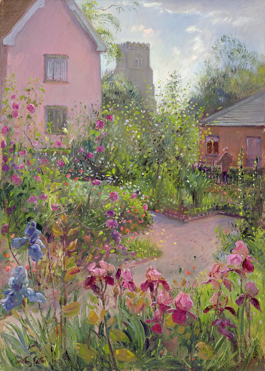 Ogród ziołowy w południe autorstwa Timothy Easton