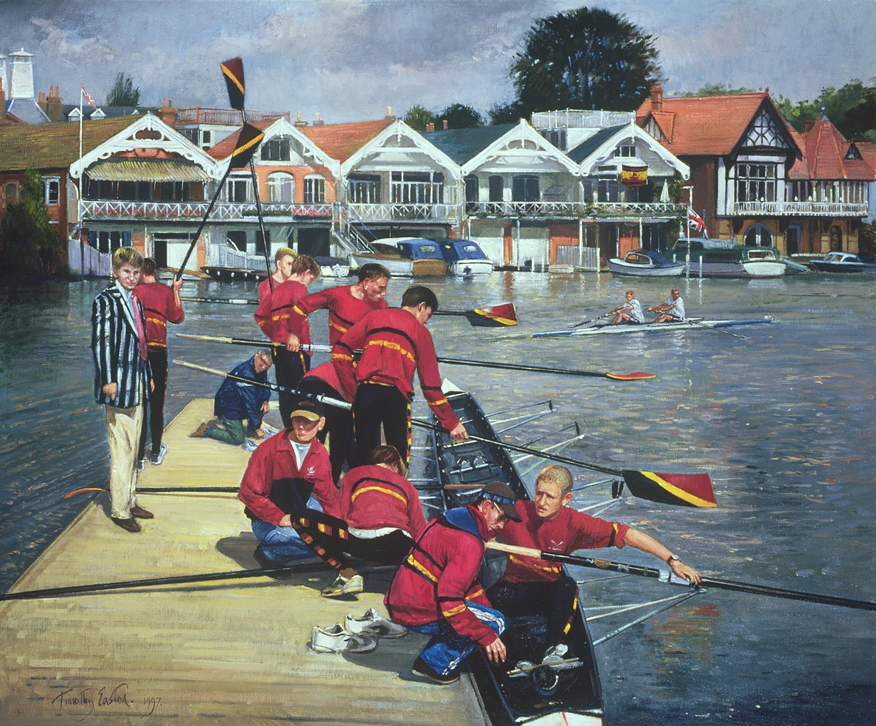W stronę przystani, Henley, 1997 autorstwa Timothy Easton