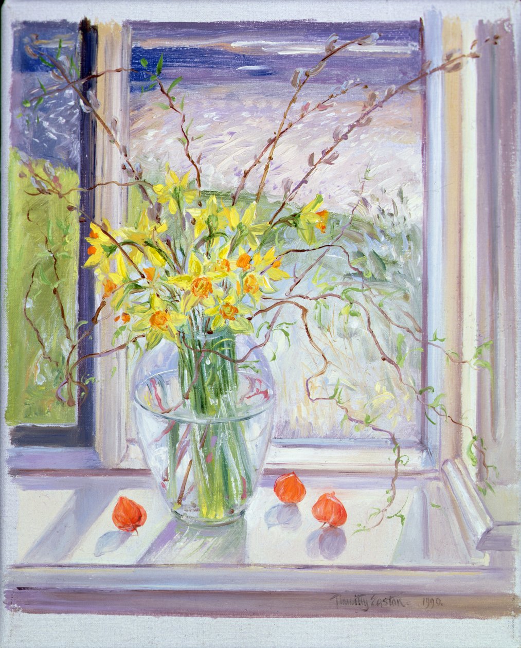 Gałązki wierzby z Narcyzem autorstwa Timothy Easton