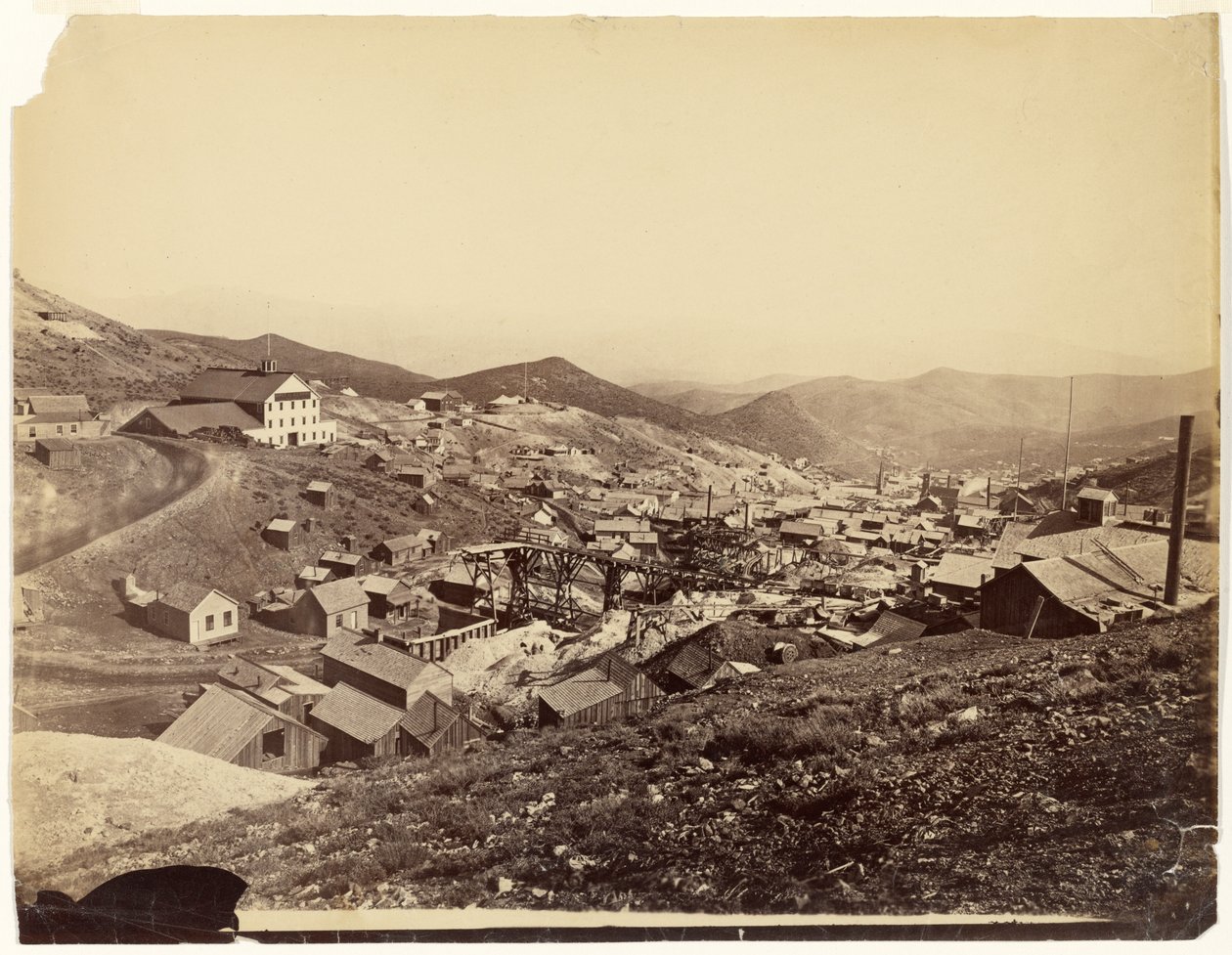 [Gold Hill, West Silver City, Nevada, pasmo Silver Peak] autorstwa Timothy H. O