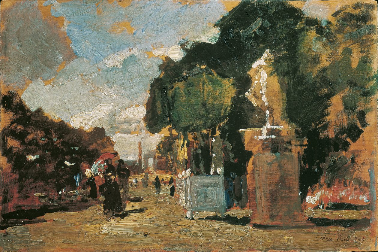 Z Tuileries - Słoneczny dzień autorstwa Tina Blau