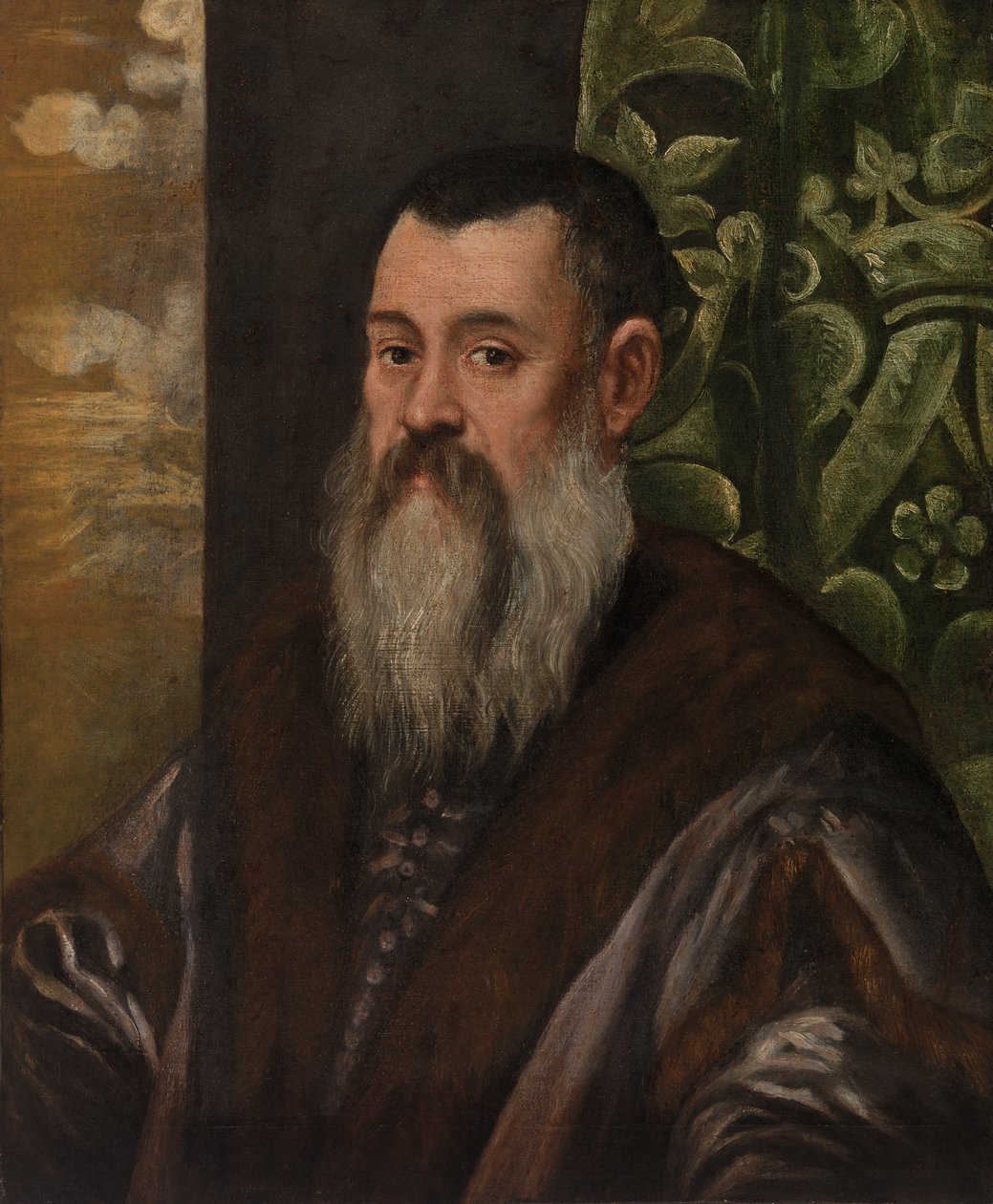 Portret dżentelmena autorstwa Tintoretto (Jacopo Robusti)