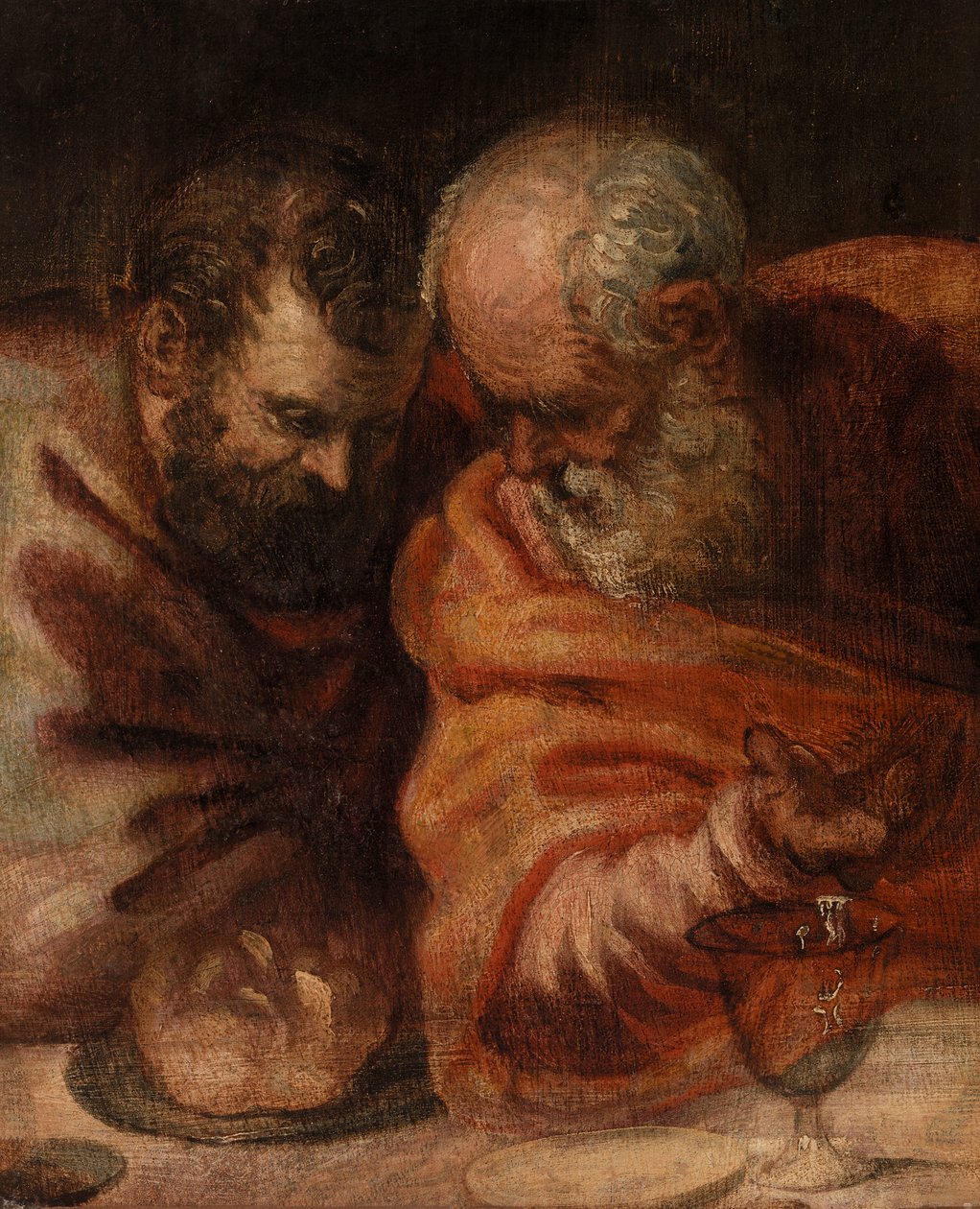 Dwóch apostołów autorstwa Tintoretto (Jacopo Robusti)