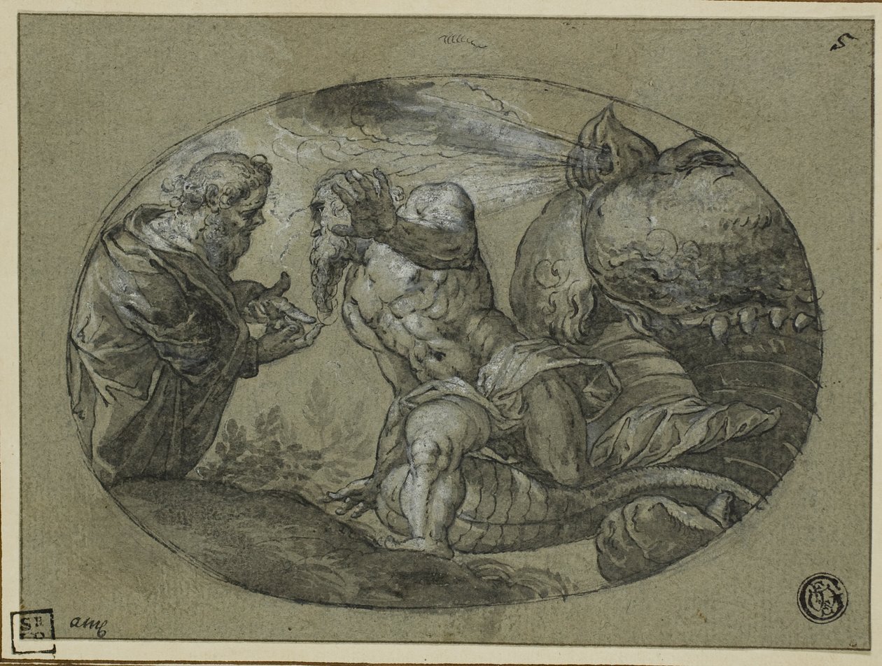 Jonasz rzucony przez wieloryba autorstwa Tintoretto