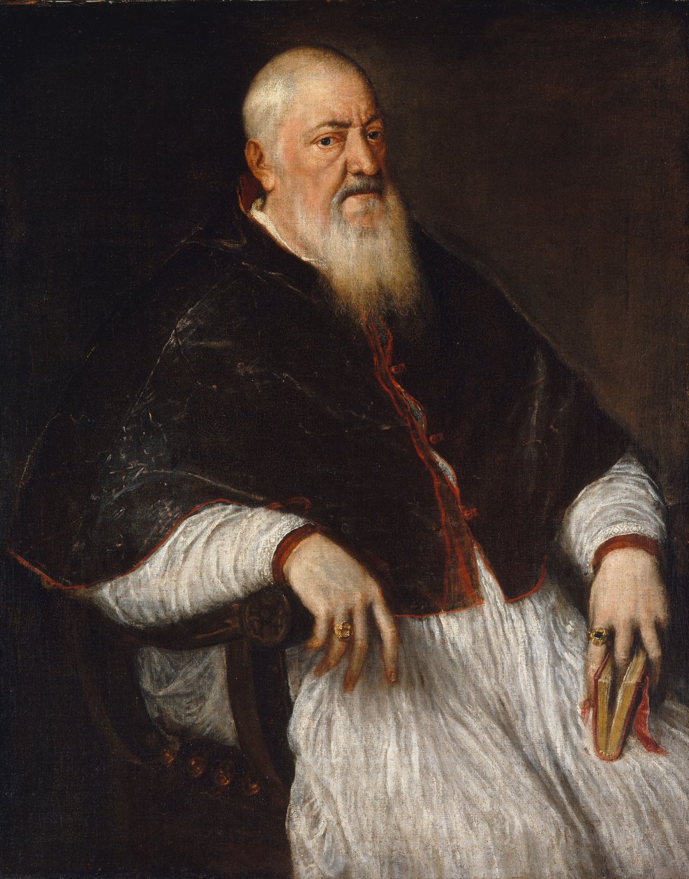 Filippo Archinto, arcybiskup Mediolanu, ok. 1555 autorstwa Tiziano Vecelli