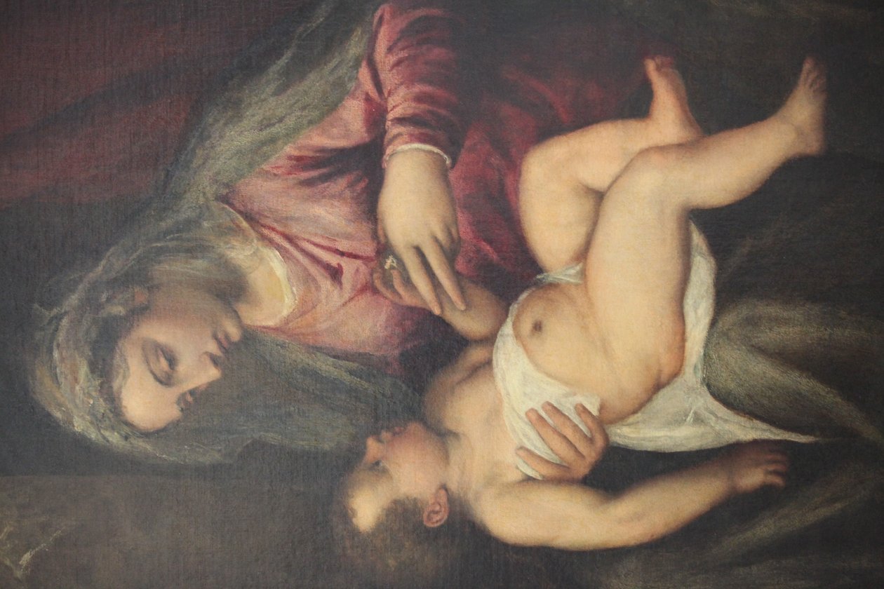 Madonna z Dzieciątkiem autorstwa Tiziano Vecelli