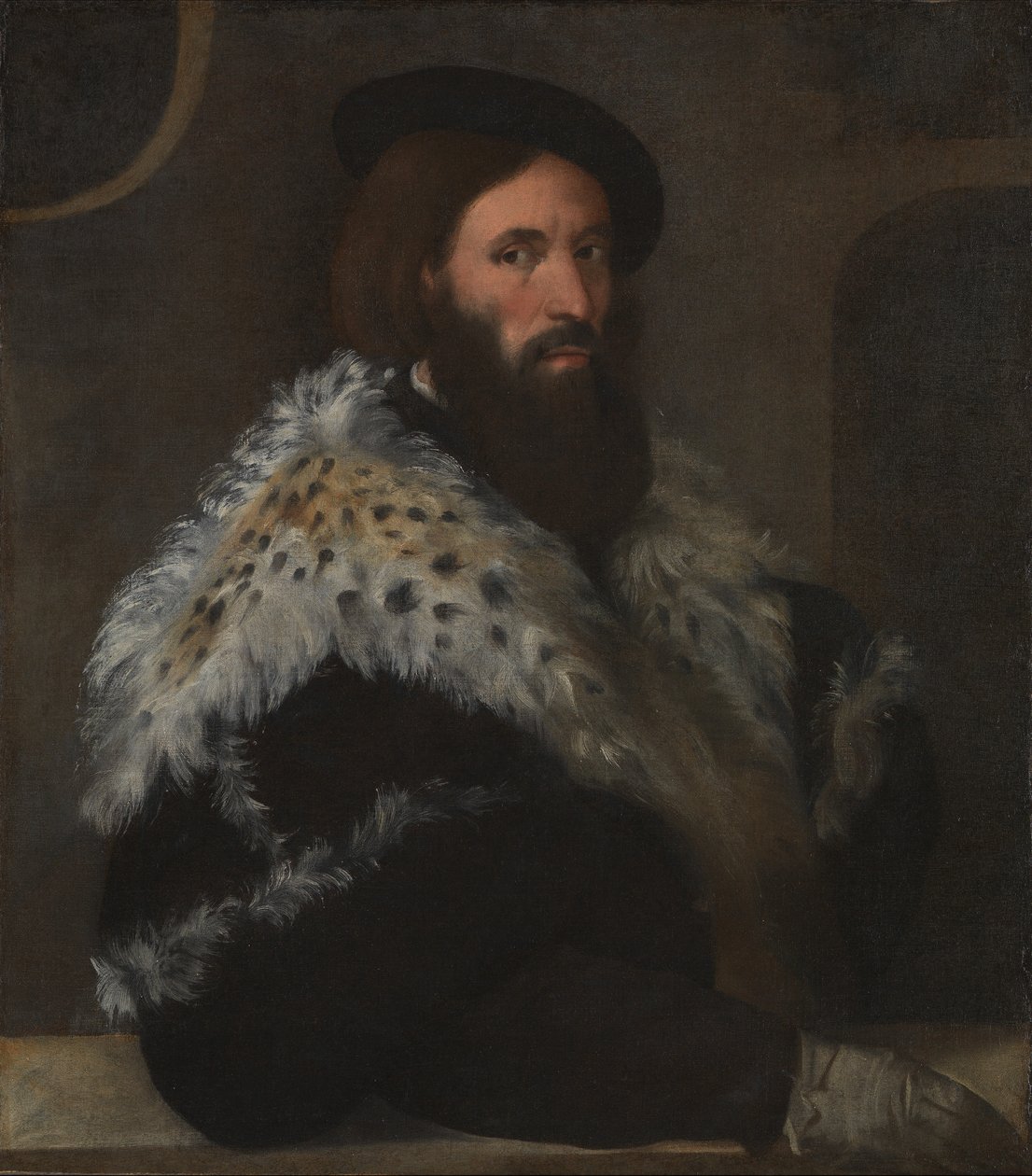 Portret Girolamo Fracastoro, ok. 1528 autorstwa Tiziano Vecelli