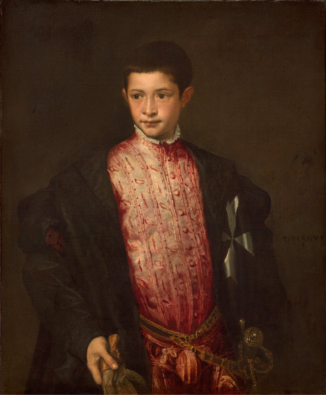 Ranuccio Farnese autorstwa Tiziano Vecelli
