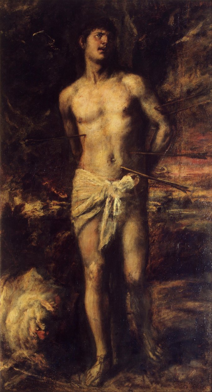Św. Sebastian autorstwa Tiziano Vecelli