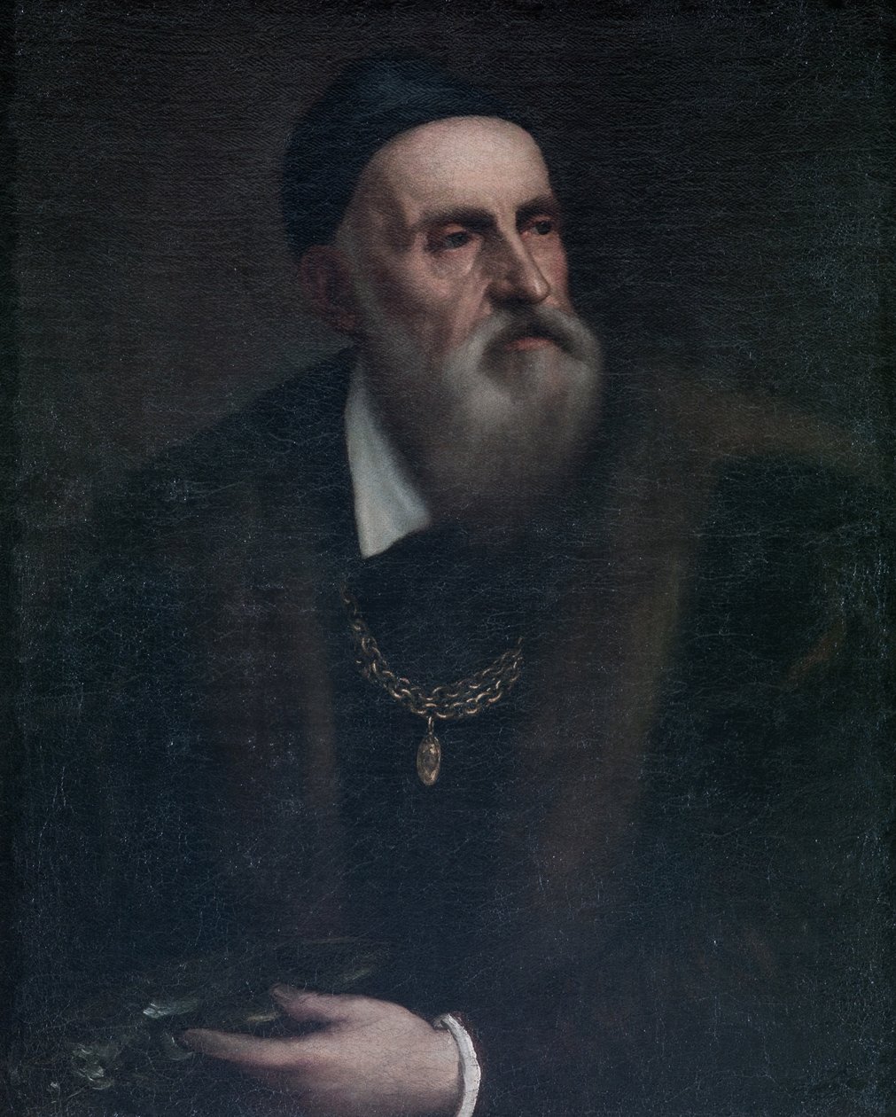 Autoportret, ok.1562-64 autorstwa Tiziano Vecelli