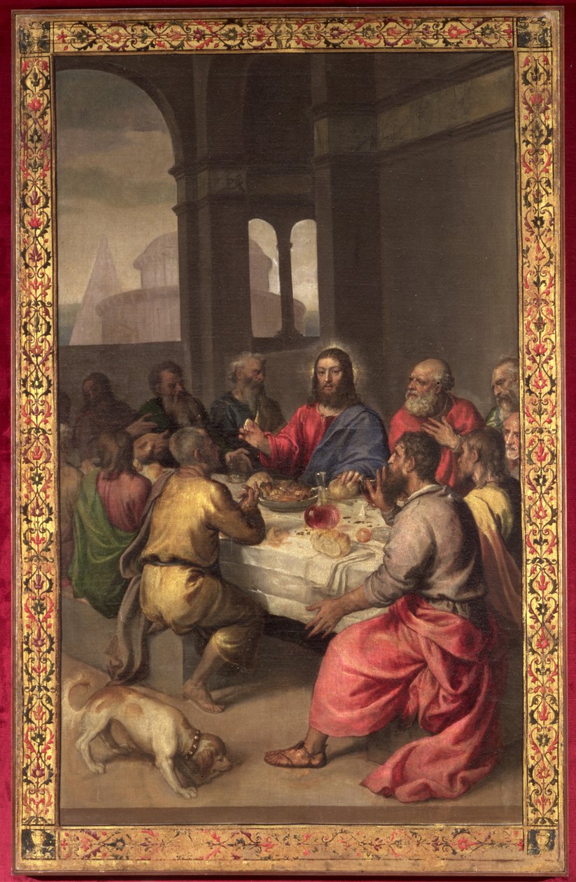 Ostatnia Wieczerza autorstwa Tiziano Vecelli