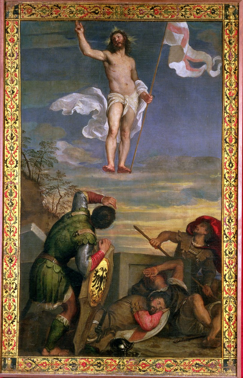 Zmartwychwstanie Chrystusa autorstwa Tiziano Vecelli
