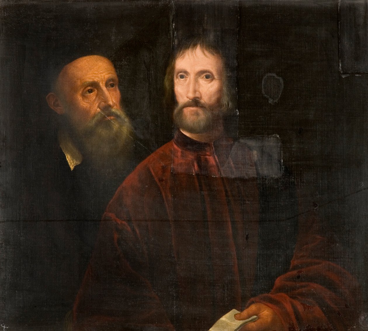 Tycjan i Andrea de Franceschi, c.1639 autorstwa Tiziano Vecelli