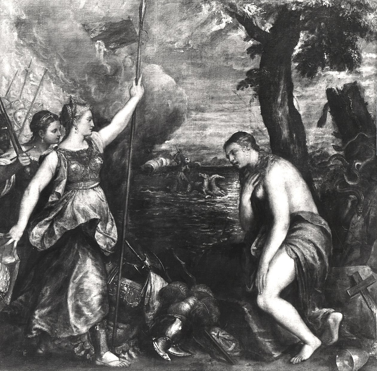 Religia wsparta przez Hiszpanię, 1572-75 autorstwa Tiziano Vecelli
