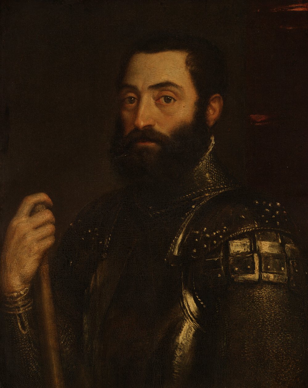 Portret Guidobaldo II della Rovere, księcia Urbino autorstwa Titian (Tiziano Vecellio)