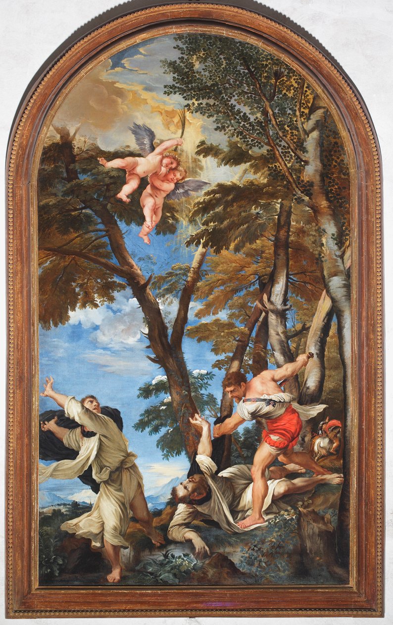Męczeństwo św. Piotra z Werony (obraz) autorstwa Titian (c.1488 1576) (after)