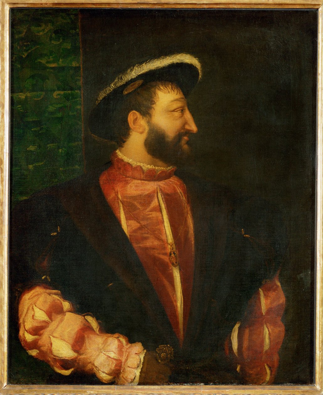 Franciszek I, król Francji ... autorstwa Titian (c.1488 1576)