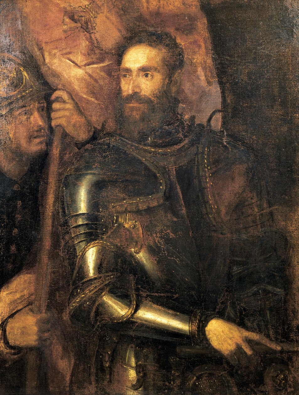 Portret Pierluigiego Farnese z armaturą, Tycjan autorstwa Titian (c.1488 1576)