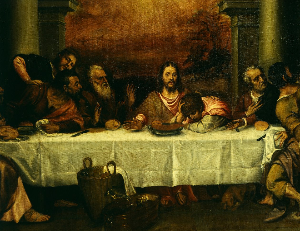 Сүүлчийн зоог, Титиан (ойролцоогоор 1490-1576), Деталполи autorstwa Titian (c.1488-1576)