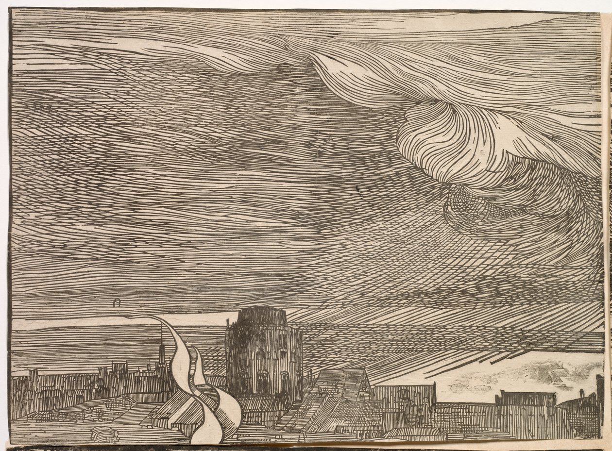 Zatopienie armii faraona w Morzu Czerwonym autorstwa Titian (c.1488 1576)