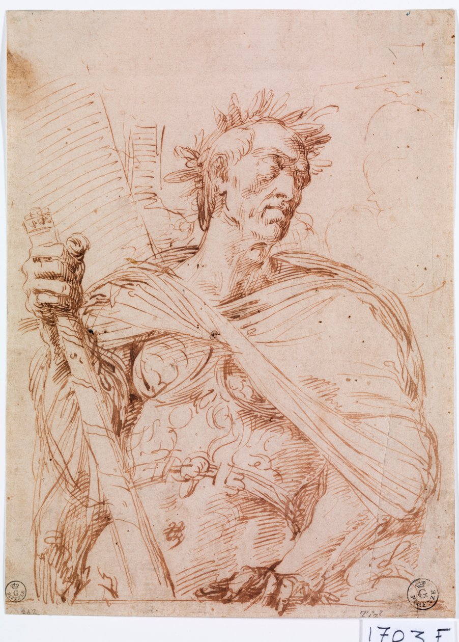 Tuntematon kuvan kiillotus autorstwa Titian (c.1488 1576)