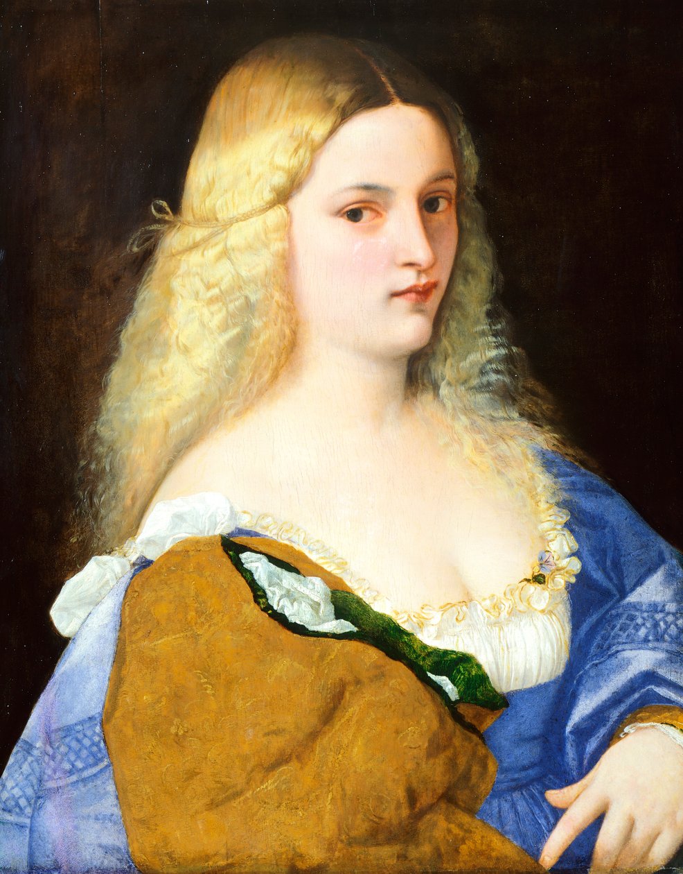 Violante, Tycjan (ok. 1490-1576), olej na płótnie, 64x51 cm autorstwa Titian (c.1488 1576)