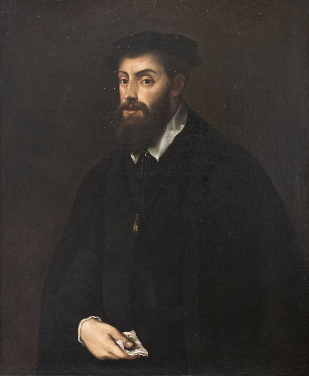 Karol V, według Tiziano Vecellio (olej na płótnie) autorstwa Titian (c.1488 1576) (after)