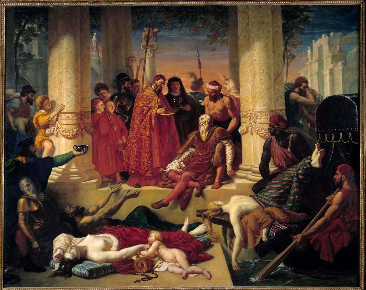 Śmierć Tycjana (1490-1576), 27 sierpnia autorstwa Tiziano Vecelli