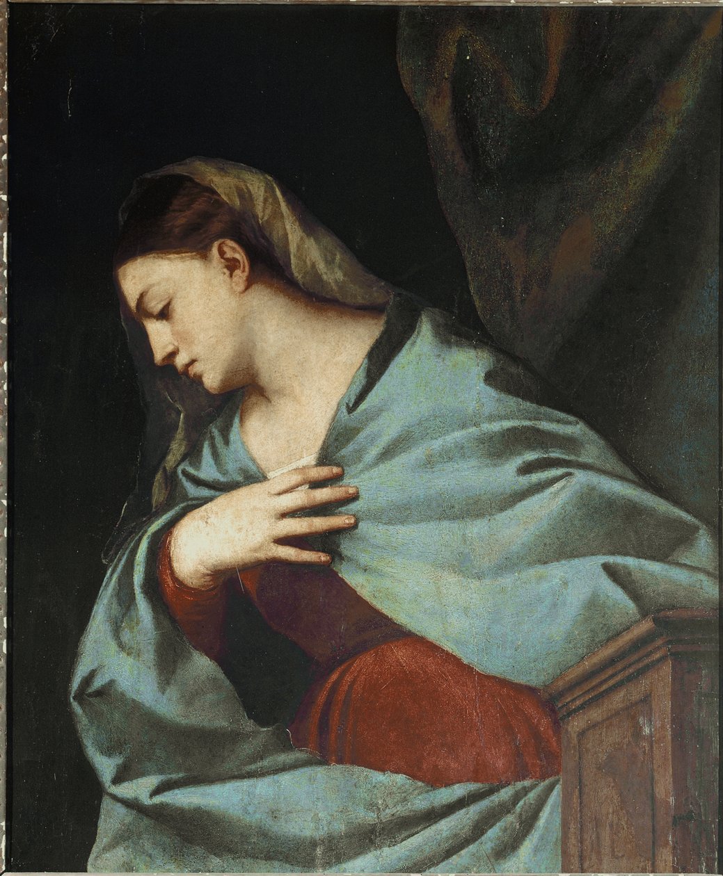 Poliptyk Averoldi: Zapowiedź dziewicy autorstwa Titian (c.1488 1576)