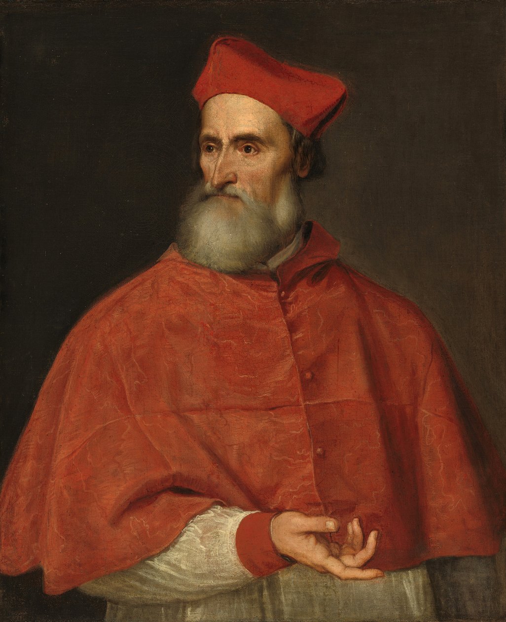 Portret kardynała Pietro Bembo, ok. 1540 (olej na płótnie) autorstwa Tiziano Vecelli