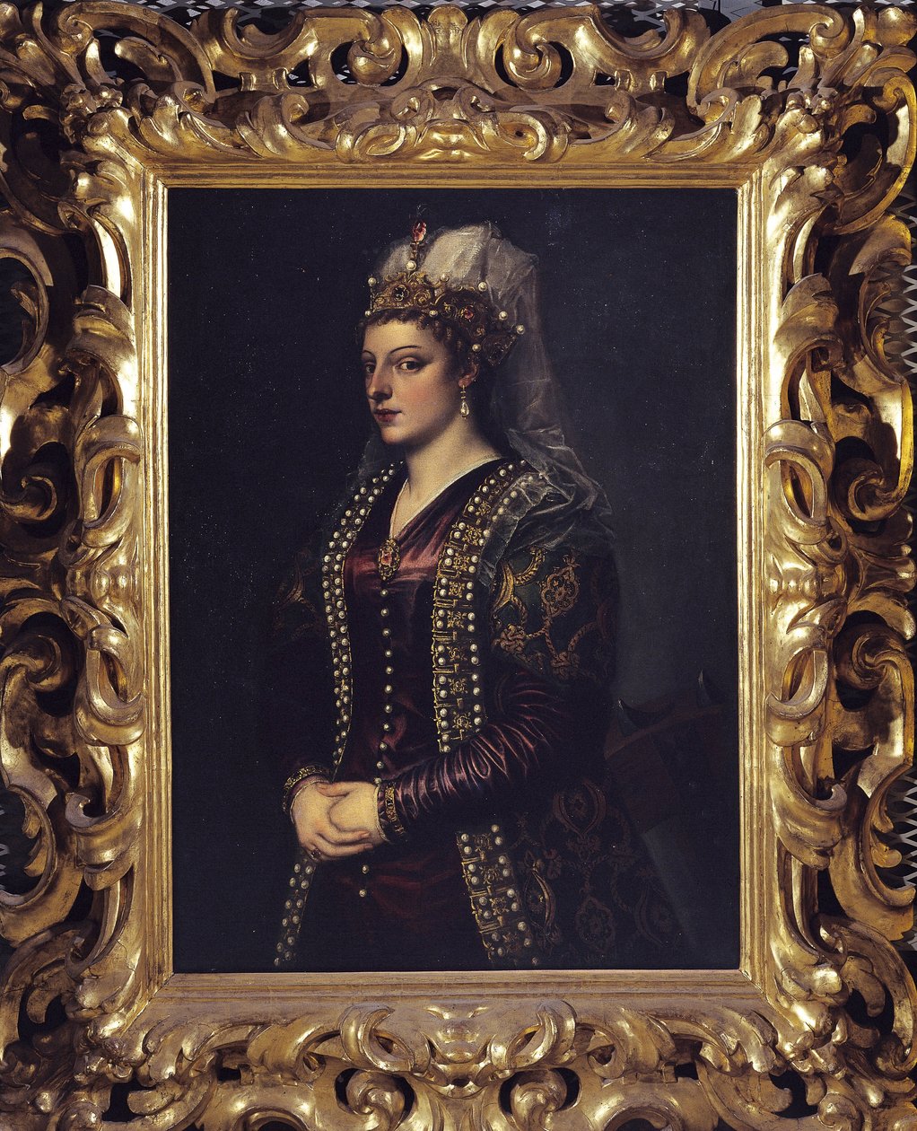 Portret Cateriny Coronaro 1542 autorstwa Tiziano Vecelli