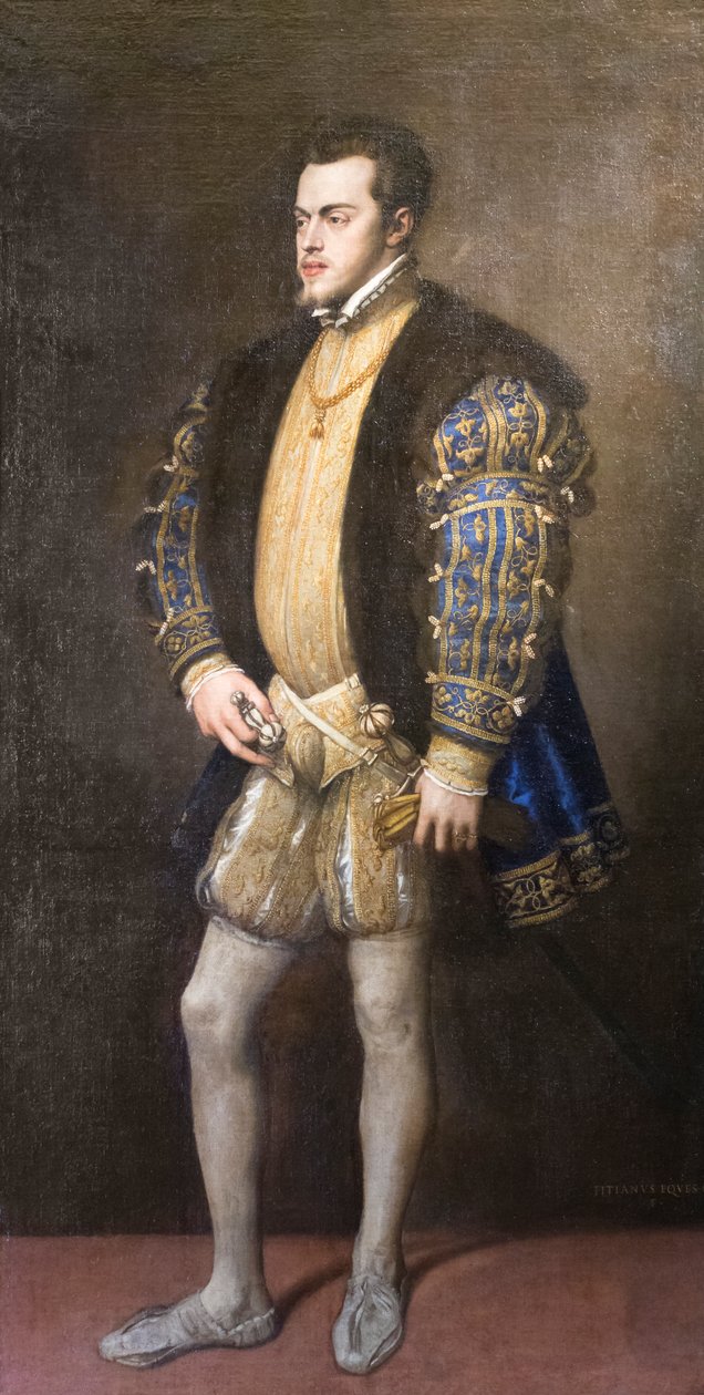 Portret Filipa II autorstwa Titian (c.1488 1576)