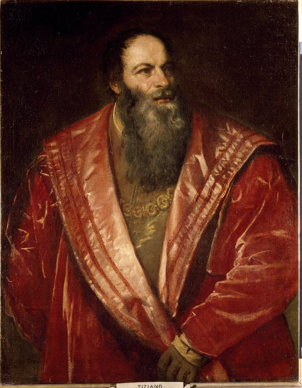 Portret Pietro Aretino (Malarstwo autorstwa Tiziano Vecelli