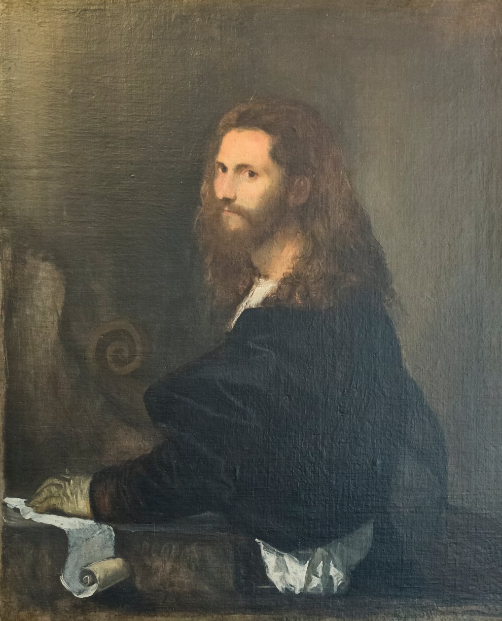 Portret muzyka autorstwa Titian (c.1488 1576)
