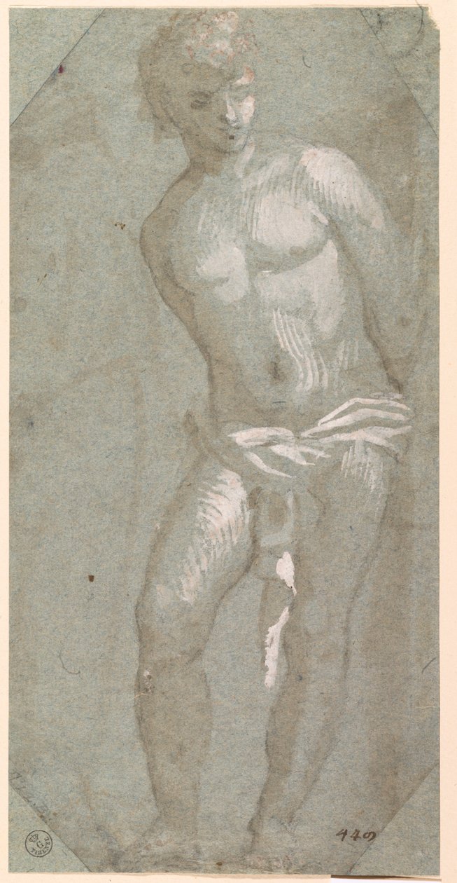 Święty Sebastian (pióro i tusz z tuszem na papierze) autorstwa Titian (c.1488 1576)