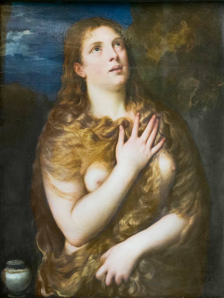 Pokutująca Magdalena autorstwa Titian (c.1488 1576)