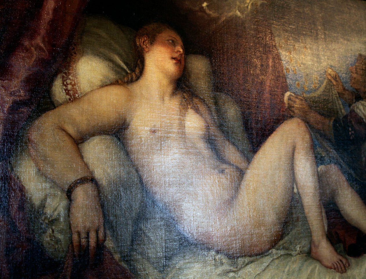 „Danae”, c1554 autorstwa Titian