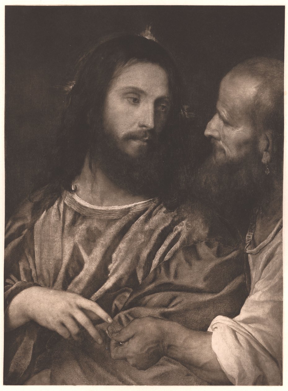 niemiecki: Der Zinsgroschen The Tribute Money autorstwa Titian