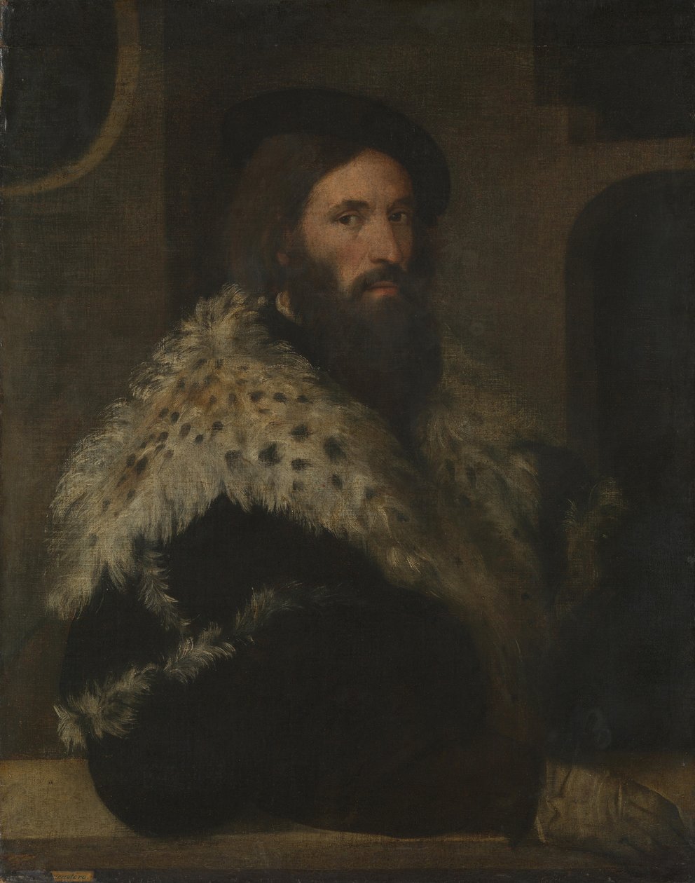Portret Girolamo Fracastoro, ok. 1528. autorstwa Titian
