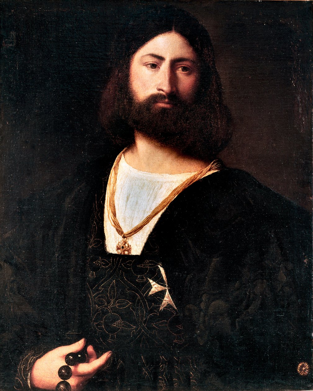 Portret Rycerza Maltańskiego Obraz Tiziano Vecellio zwany Tycjanem autorstwa Tiziano Vecelli