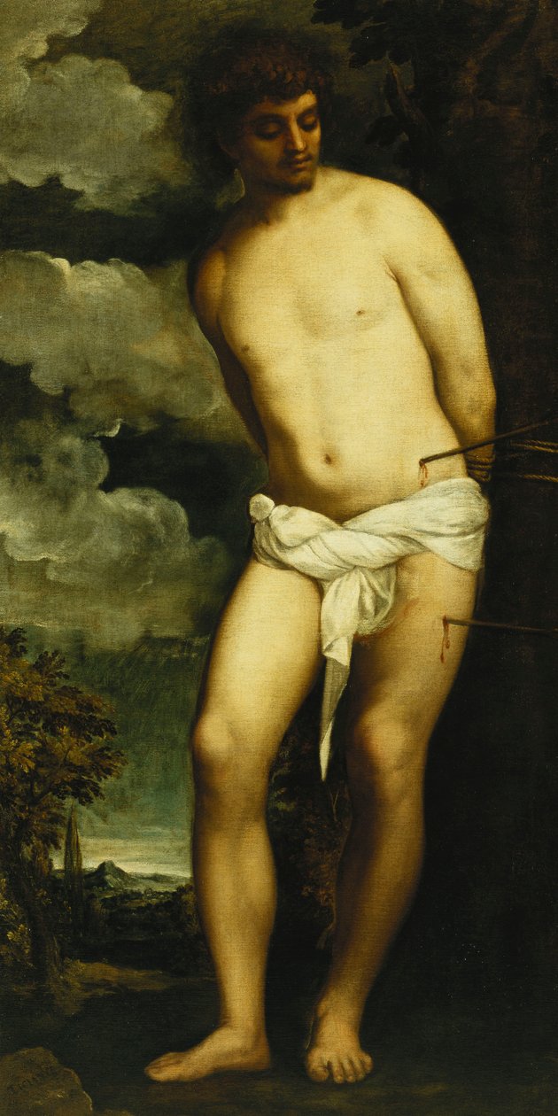 Święty Sebastianie, autorstwa Tiziano Vecelli