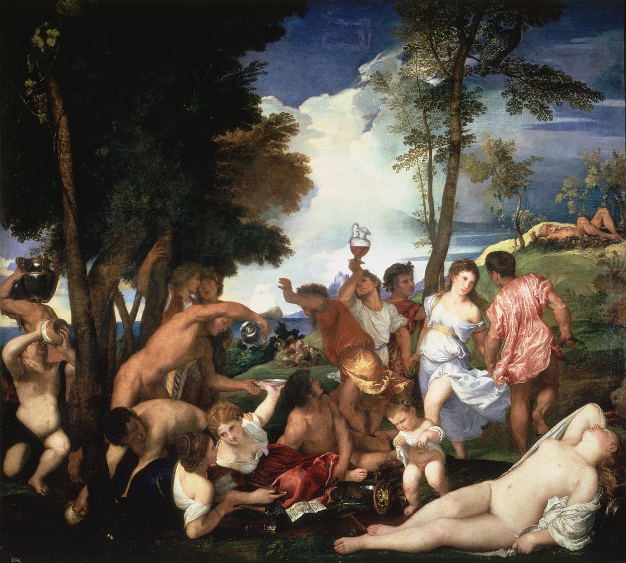 Bachanalia Andrian autorstwa Tiziano Vecelli